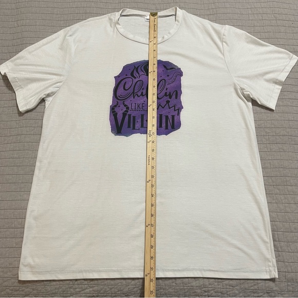 Chillin Like A Villain T-Shirt XL - Picture 6 of 6